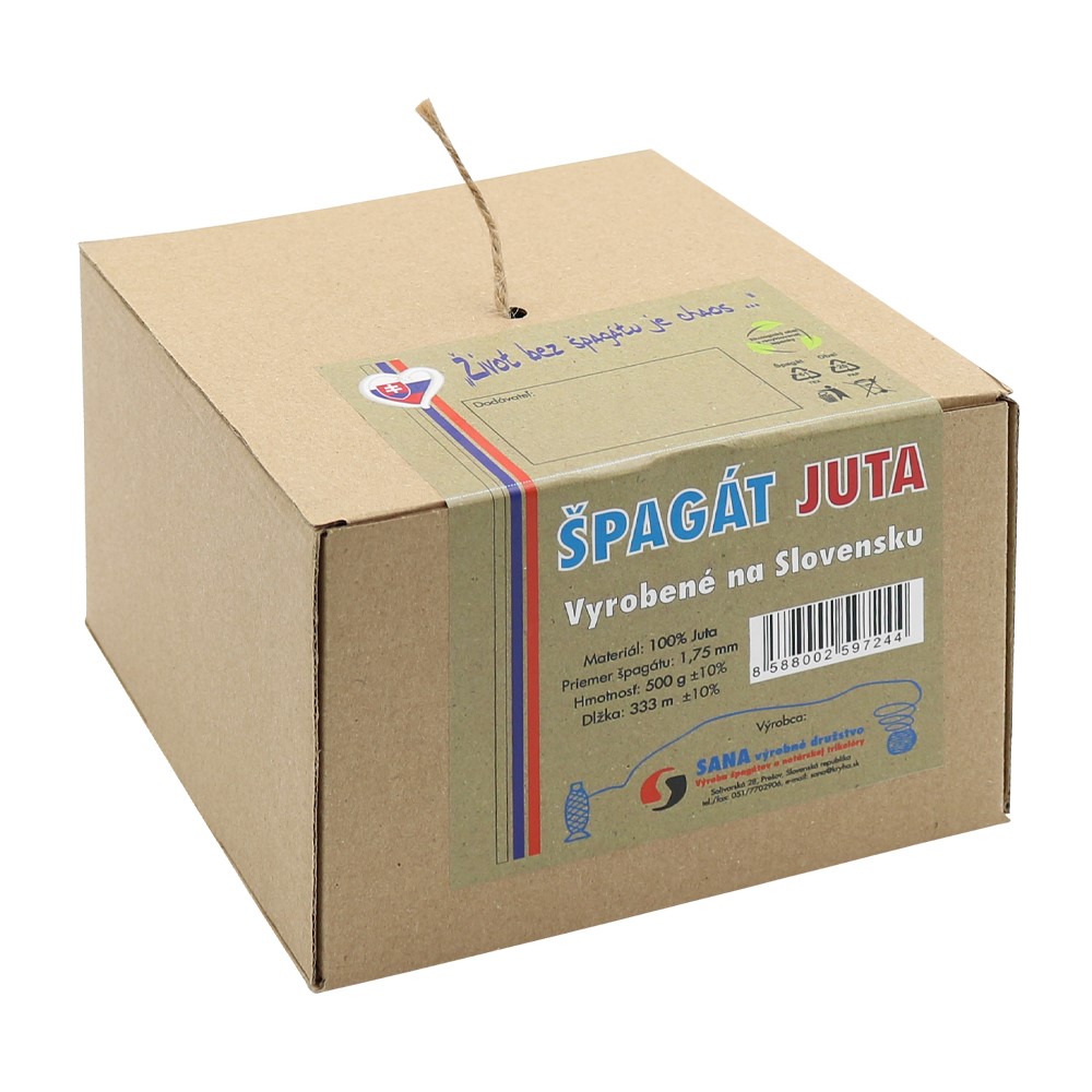 špagát jutový 500gr